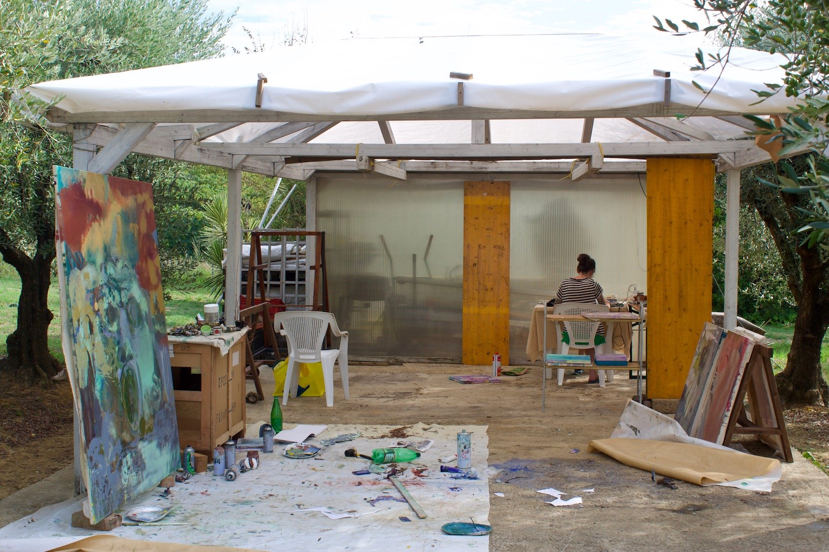 2. Residency open studio by C.F. Contemporary Fire